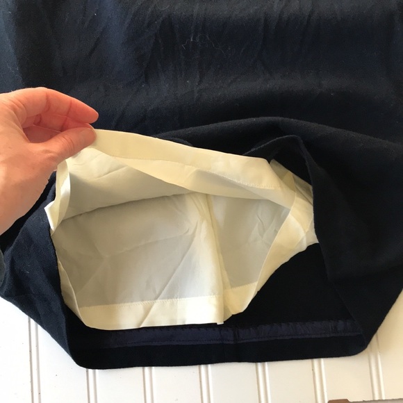 Sara Campbell vintage dress cream blue black colorblock - Picture 10 of 10